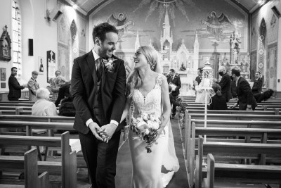 just married in East Cork wedding