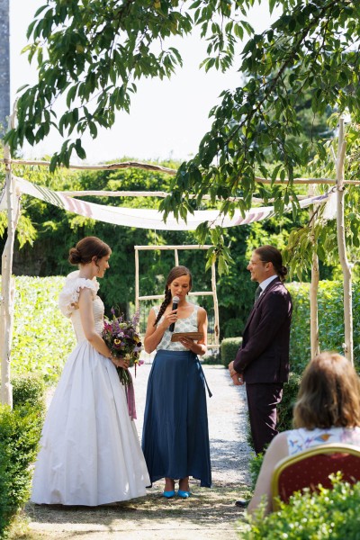 Irish castle wedding for Jewish couple