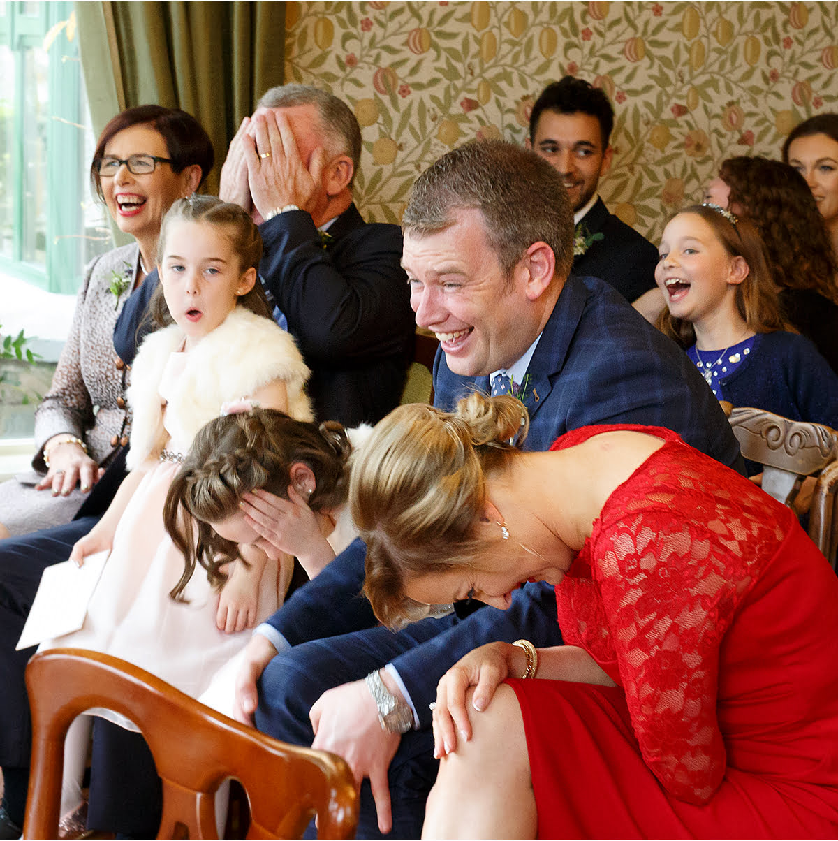 wedding laughter when things go wrong
